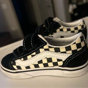 Toddler old Skool V Primary Check Shoe size 8.0